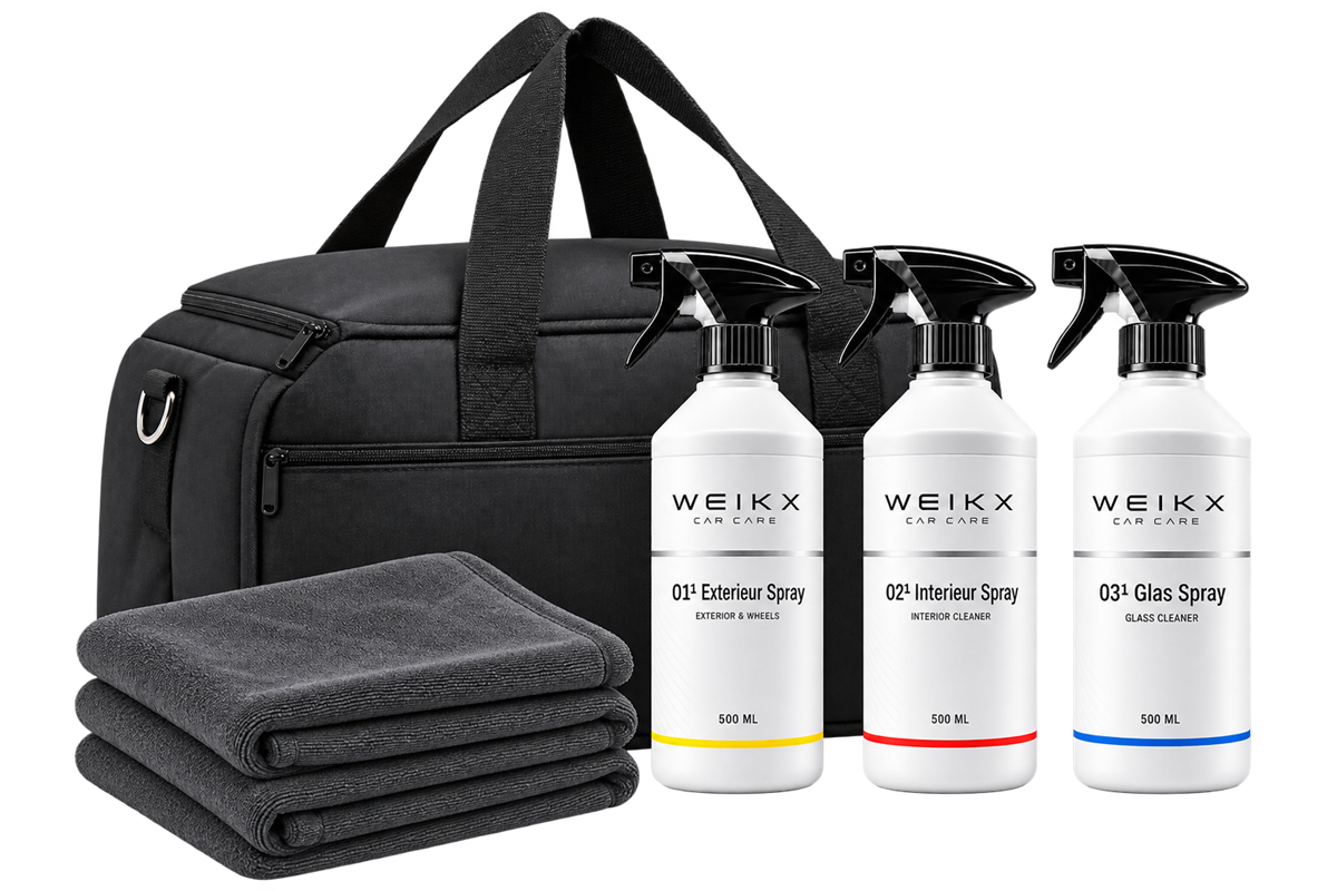 Car Care Complete: toolbag, drie sprays en doeken